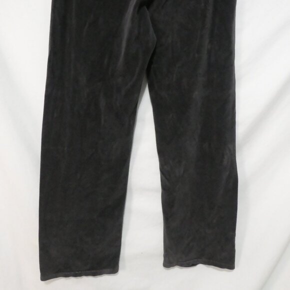 Y2K | GAP - Stretch | small | Soft Black Velour / Velvet Loungewear Pants - Picture 14 of 16